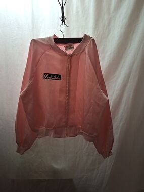 Pink Bomber Jacket And Skirt Costume